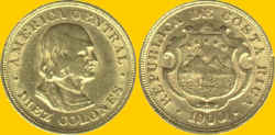 Costa Rica - 1900 10 Colones.JPG (37270 bytes)